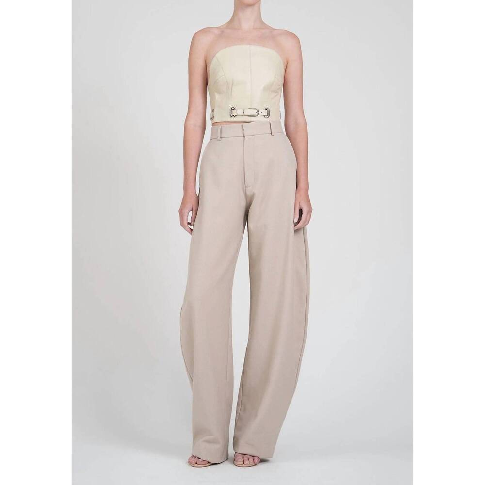 NEW NONCHALANT LABEL sia crop top in crema